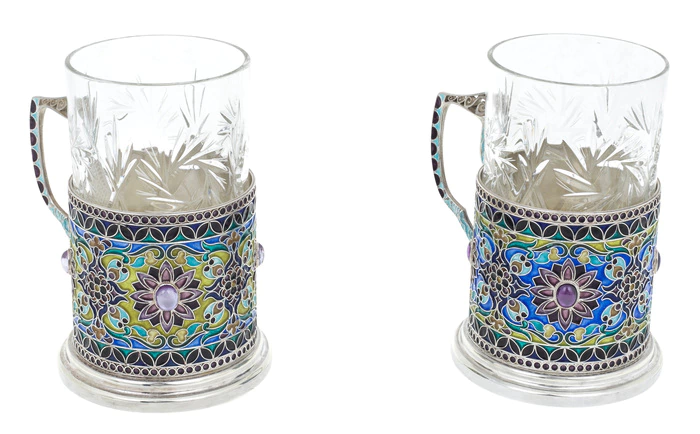 Set of cup holders "Fantasy" for 2 persons (finish)